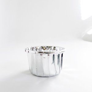 NEW 150 pc MINI/SMALL Silver FOIL BAKING/SAUCE CUPS CUPCAKE LINERS 2.5cm x 5cm